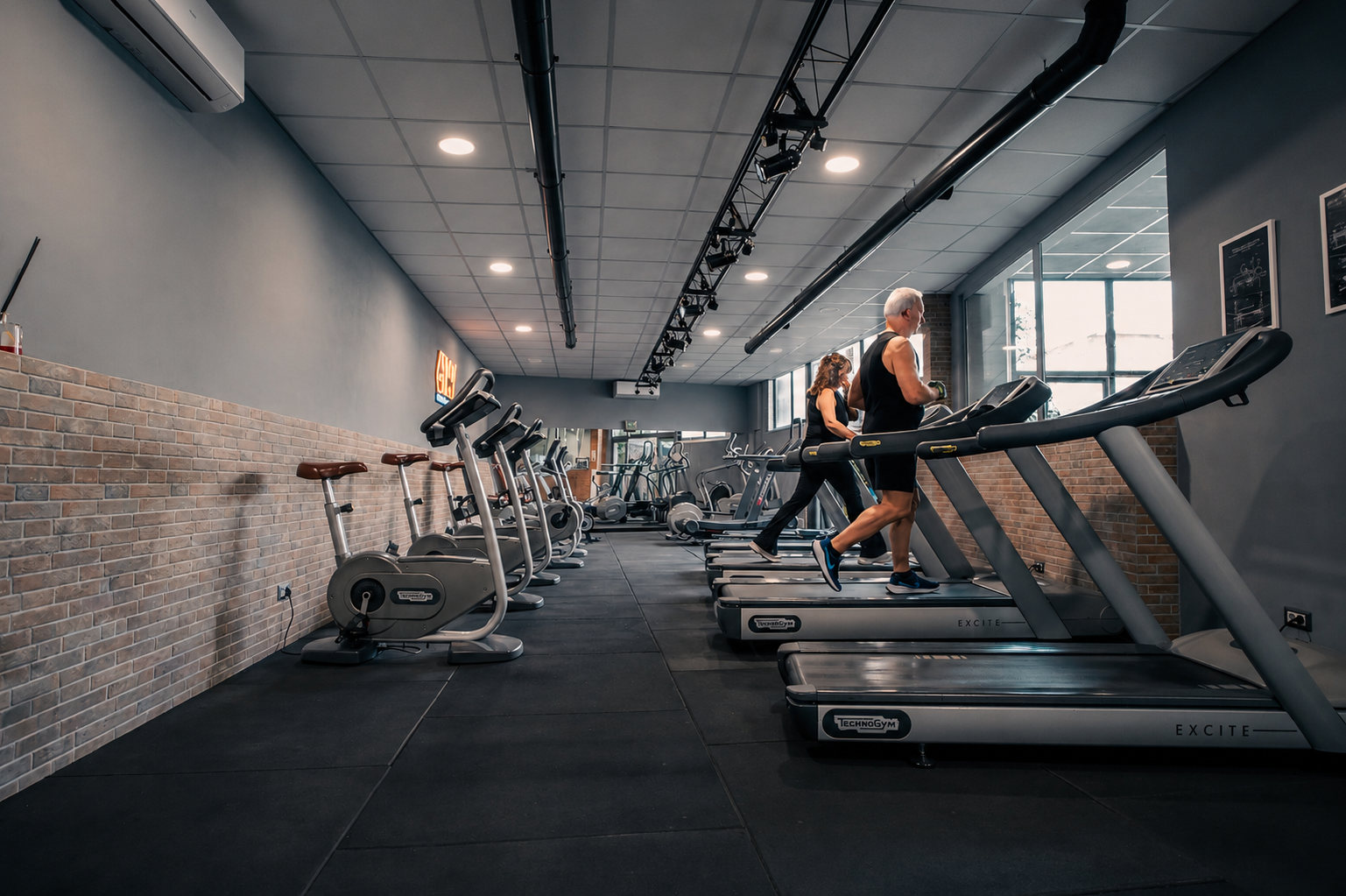 La sala cardio della 61 Wellness pronta per la nuova stagione