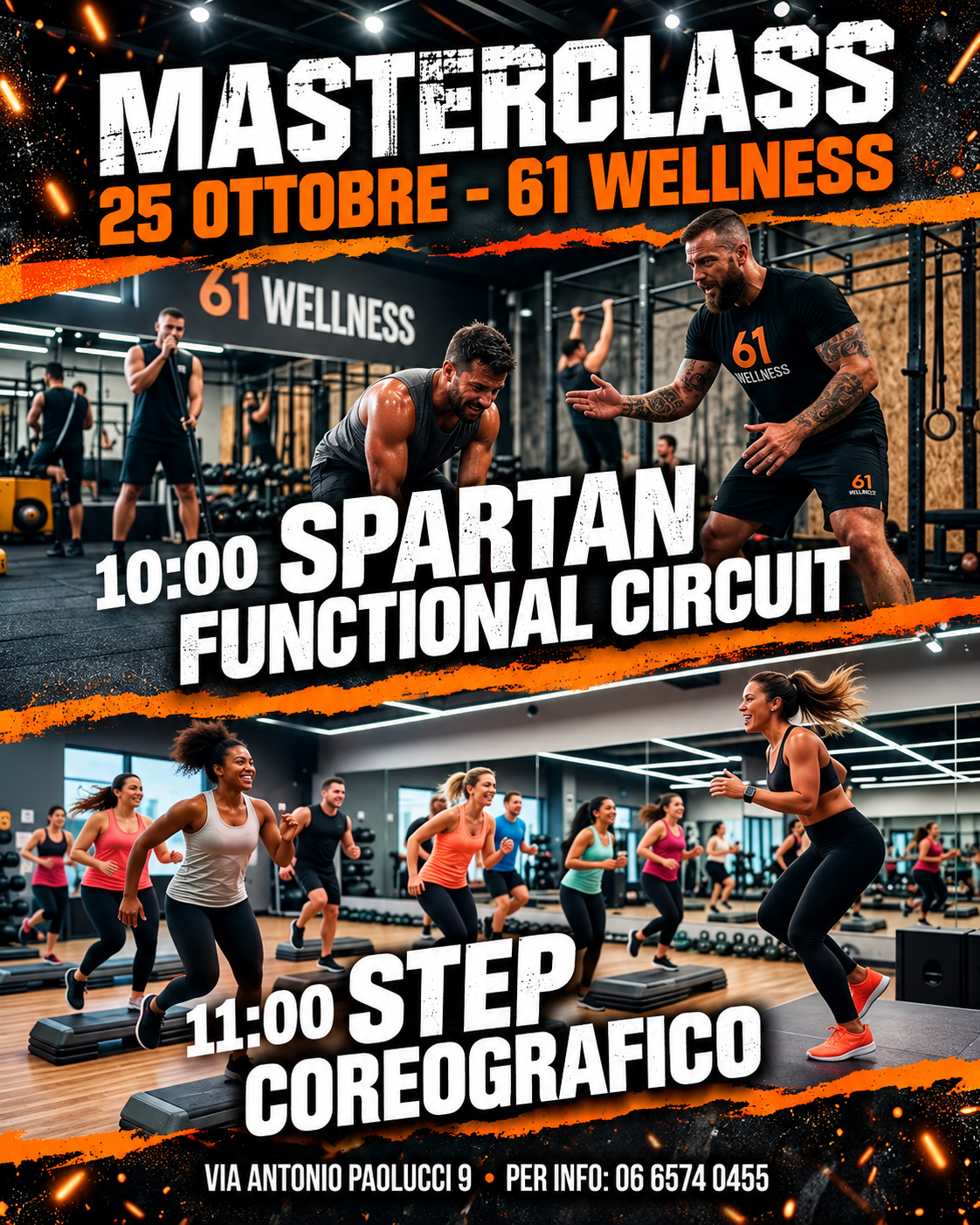 Masterclass Spartan Functional Circuit e Step Coreografico - 25 ottobre