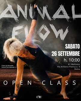 Open Class Animal Flow - 26 settembre ore 10:00